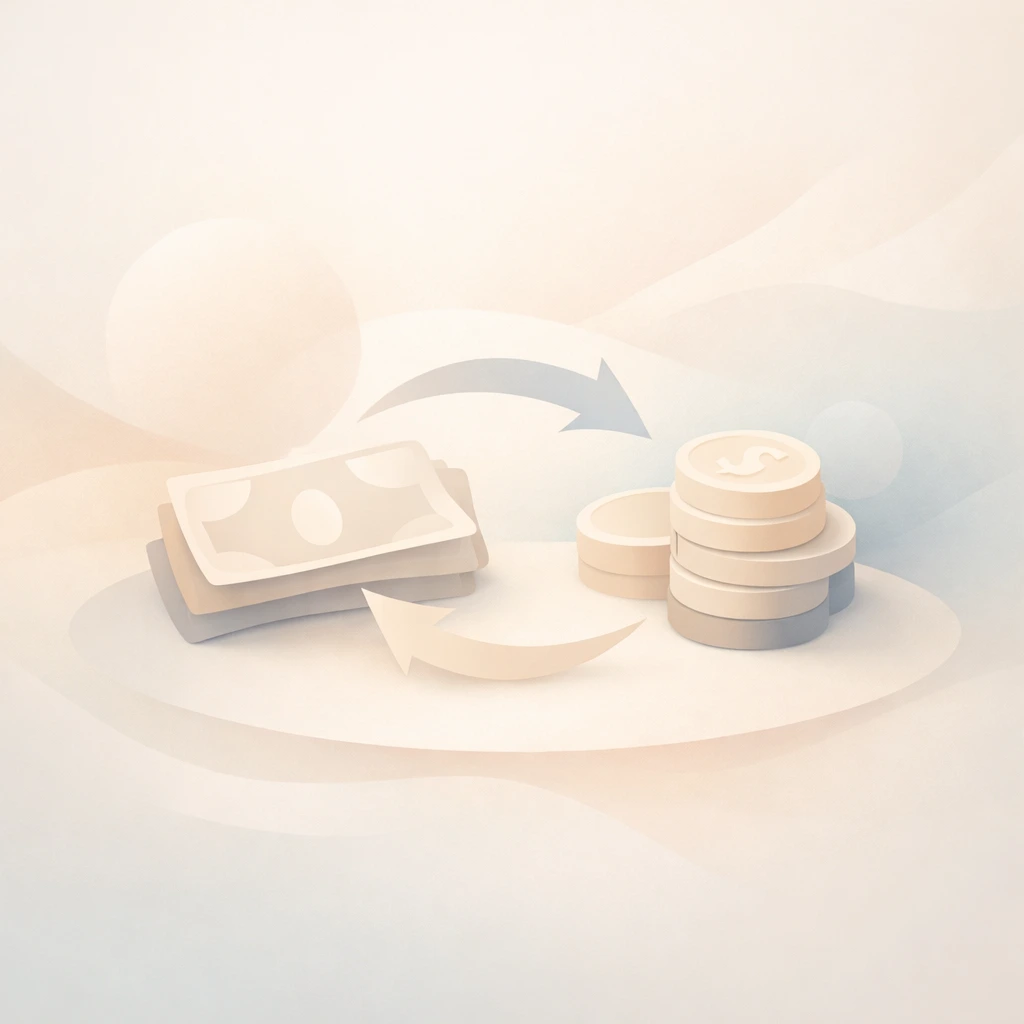 돈 꿈해몽을 상징하는 이미지